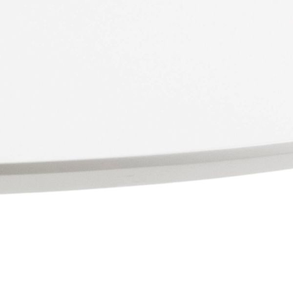 Masuta de cafea rotunda 80 cm alb Ibiza