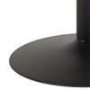Masa dining rotunda 110 cm negru Ibiza