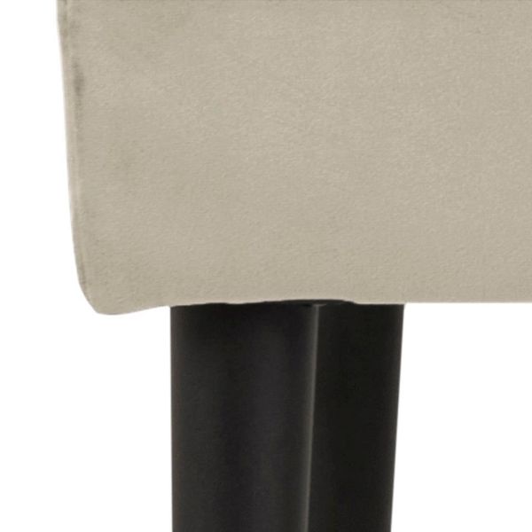 Banca tapitata 95 cm gri deschis Glory