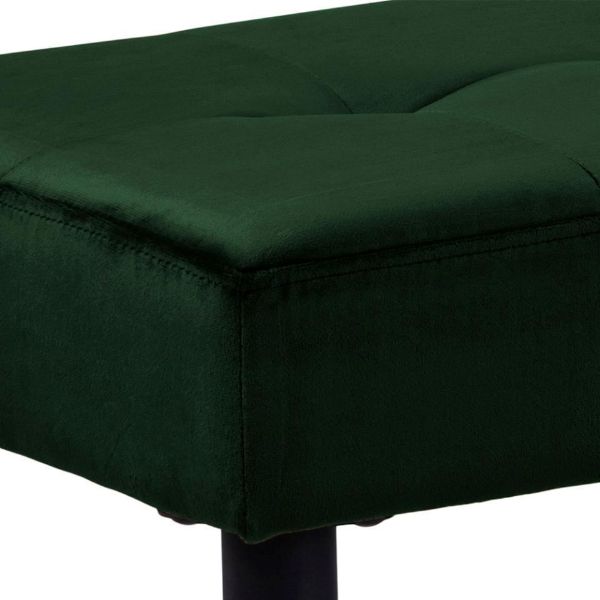 Banca tapitata 140 cm verde padure Glory