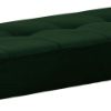 Banca tapitata 140 cm verde padure Glory