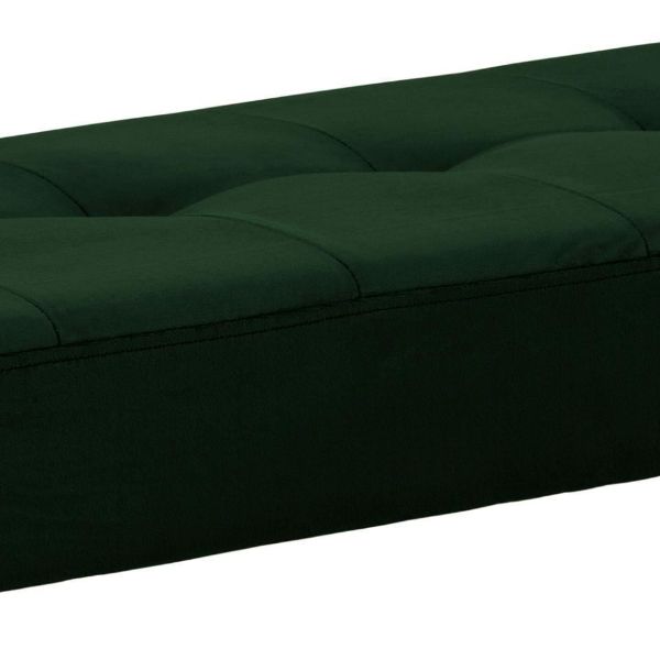 Banca tapitata 140 cm verde padure Glory