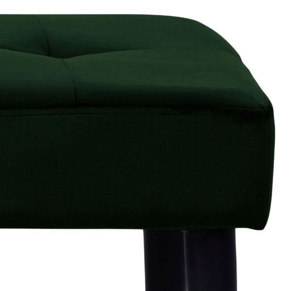 Banca tapitata 140 cm verde padure Glory