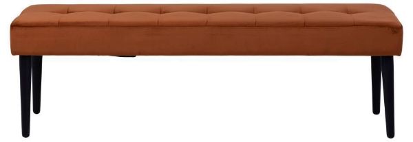 Banca tapitata 140 cm cupru Glory