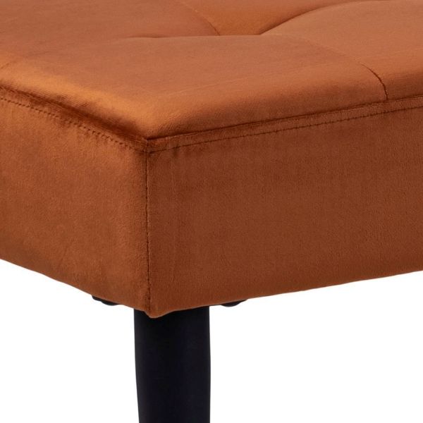 Banca tapitata 140 cm cupru Glory