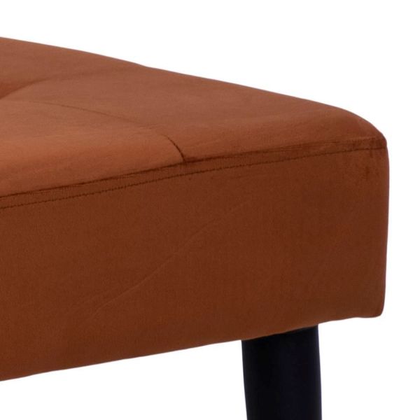 Banca tapitata 140 cm cupru Glory