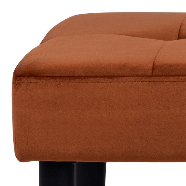Banca tapitata 140 cm cupru Glory