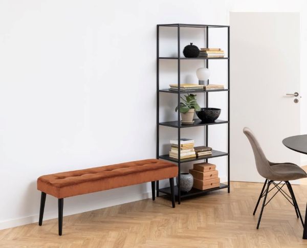 Banca tapitata 140 cm cupru Glory