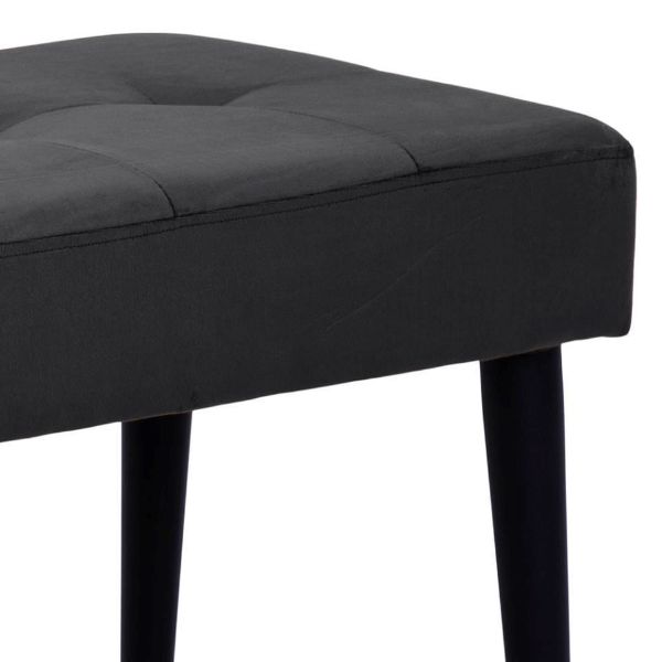 Banca tapitata 140 cm gri inchis Glory