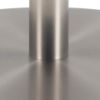 Masa dining rotunda marmura 105 cm alb/crom Corby