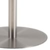 Masa dining rotunda marmura 105 cm alb/crom Corby