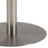 Masuta cafea rotunda marmura 80 cm alb/argintiu Corby