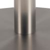 Masuta cafea rotunda marmura 80 cm alb/argintiu Corby