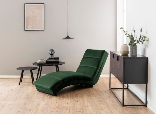 	Sezlong living verde forest/negru Slinky