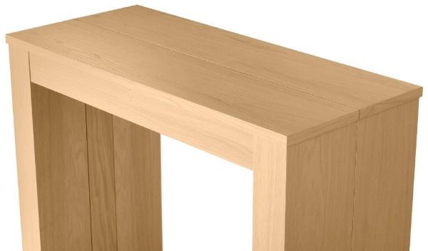 Consola/masa dining extensibila stejar natur Peninsule