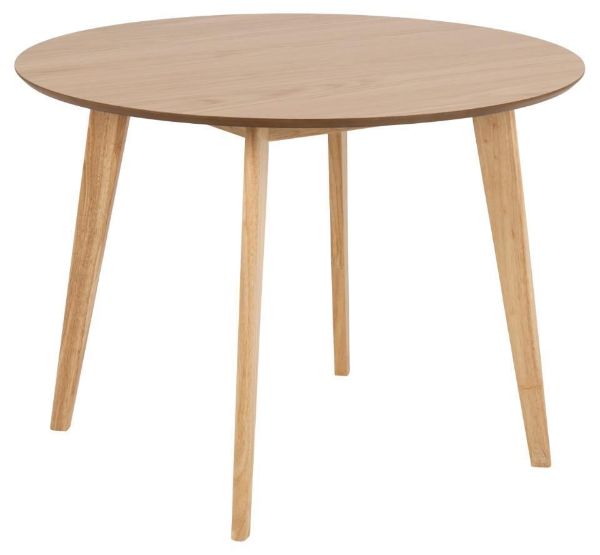 Masa dining fixa rotunda 105 cm natur Roxby