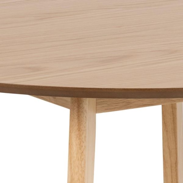 Masa dining fixa rotunda 105 cm natur Roxby