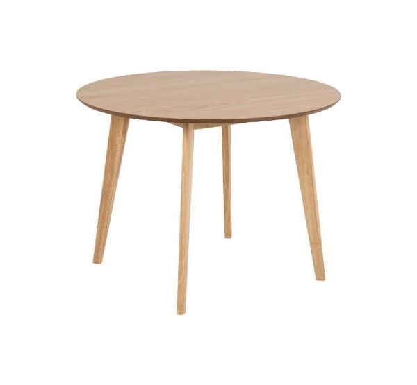 Masa dining fixa rotunda 105 cm natur Roxby