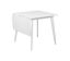 Masa dining extensibila 80/120 cm alb Roxby