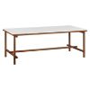 Masa fixa 200 cm natur/alb Construction