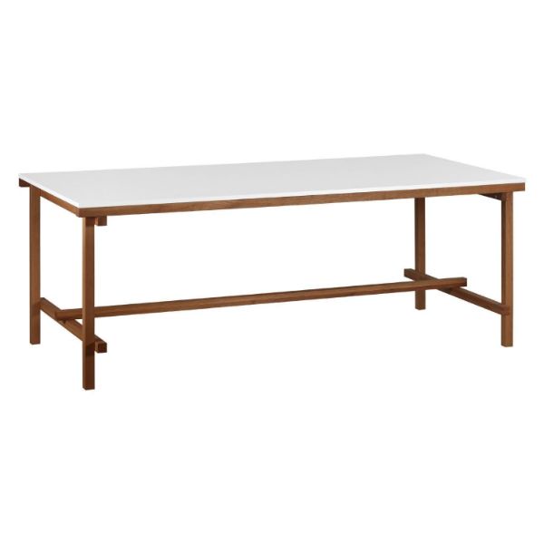 Masa fixa 200 cm natur/alb Construction