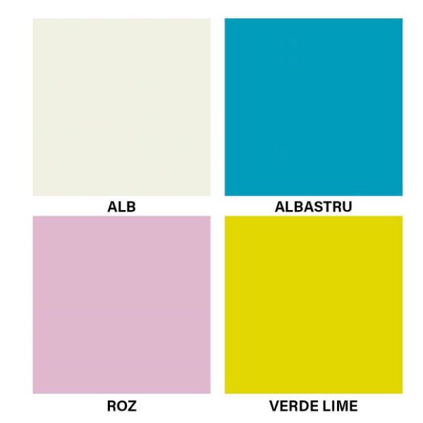 Pat copii supraetajat cu scara si 2 sertare alb/albastru Bruno