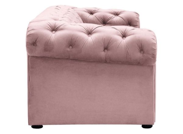 	Canapea fixa 2 locuri roz Valentino