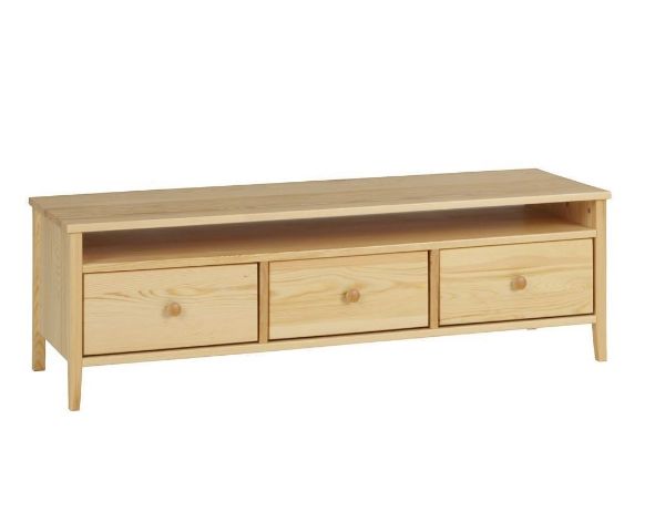 Comoda TV cu 3 sertare pin natur Colorado