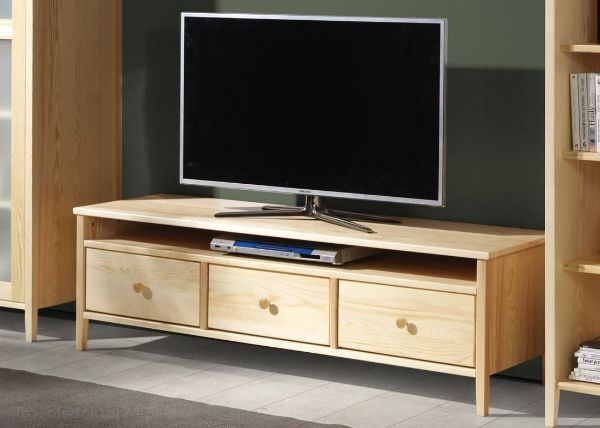 Comoda TV cu 3 sertare pin natur Colorado