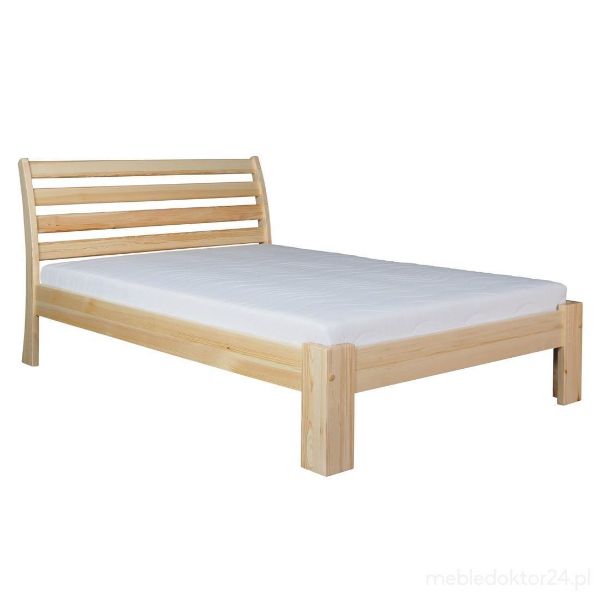 Pat lemn masiv cu somiera 90 x 200 cm natur Florenta