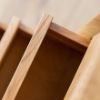 Biblioteca cu 3 polite si 3 sertare stejar natur Loft