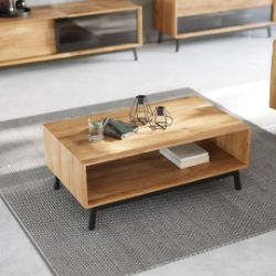 Masuta de cafea 101 x 60 cm stejar natur Loft