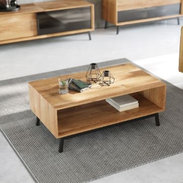 Masuta de cafea 101 x 60 cm stejar natur Loft