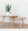 Set 2 masute cafea rotunde stejar natur Otello