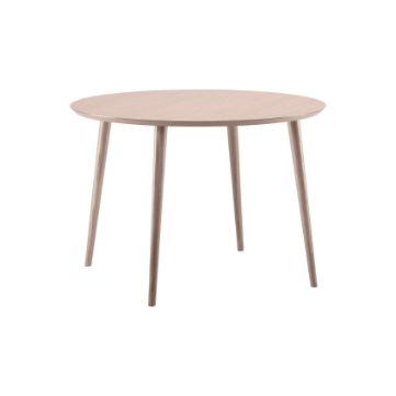 Masa dining rotunda 100 cm stejar nordic Clody