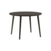 Masa dining rotunda 100 cm stejar afumat Clody