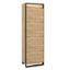 Dulap cu 1 usa LED stejar salbatic/negru Quant 