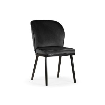 Scaun tapitat negru Aniel Pro