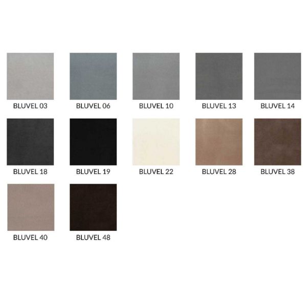 Canapea fixa 3 locuri, picioare lemn, textil negru, Valentino