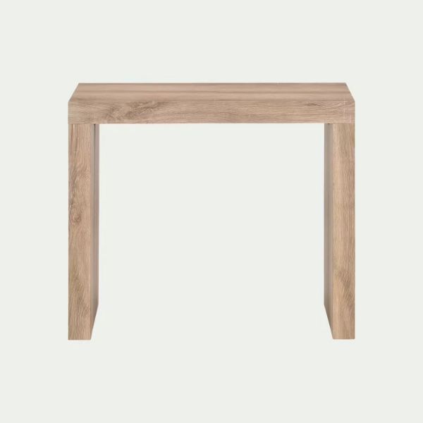 Consola masa dining extensibila, PAL melaminat, stejar natur, Felicia