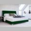 Pat tapitat boxspring 180 x 200 cm verde Anaida