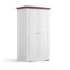 Dulap cu 2 usi alb/top nuc Eliza