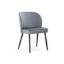 Scaun tapitat gri inchis/negru Aniel Plus