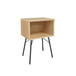 	Noptiera stejar/negru Tray