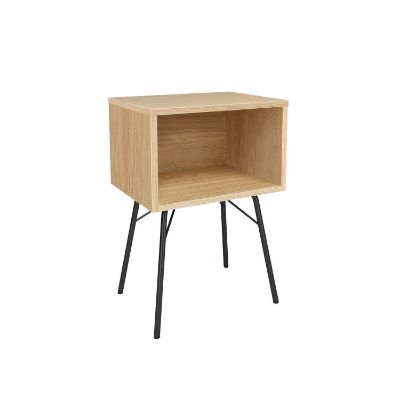 	Noptiera stejar/negru Tray