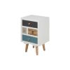 	Noptiera cu 4 sertare multicolor Thais