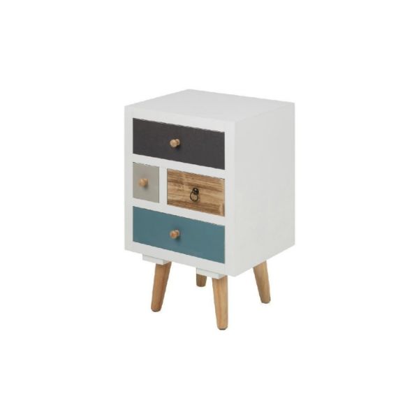 	Noptiera cu 4 sertare multicolor Thais