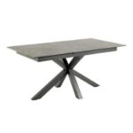 Masa dining extensibila 168/210 cm blat negru Heaven