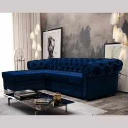 Coltar extensibil stanga albastru Valentino