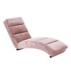 Sezlong living roz prafuit/negru Slinky